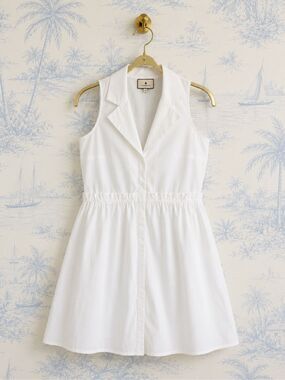 NWOT Tuckernuck white Oxford sleeveless shirtdress XS $168
